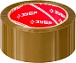 Лента клеящая упаковочная (скотч) 48мм/60м, 50мкм, коричневая (12031-50) ЗУБР фото2