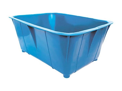 Ящик 40 л хозяйственный БЗПИ (синий)