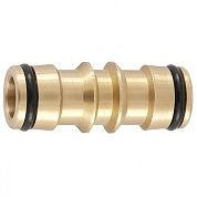 Переходник-соединитель латунный, штуцерный (66565) PALISAD