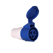 Розетка силовая (220В 16А 2Р+РЕ IP44) 67412 ETP