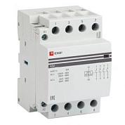 Контактор трехмодульный КМ (230/400 63А 4NО IP20) km-3-63-40 EKF PROxima