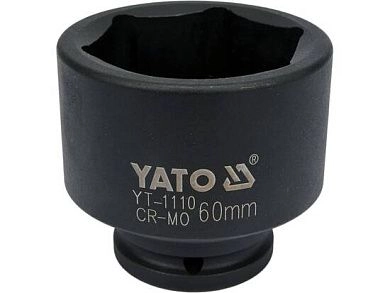 Головка ударн. 3/4" 60мм, L=74мм, 6гр. CrMo (YT-1110) YATO