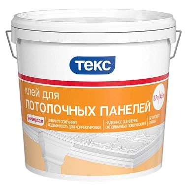 Клей универсальный ТЕКС для потолочных панелей 1.5 кг