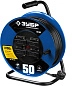 Удлинитель на катушке 50м (КГ 3x1,5мм2, 3,7кВт, IP44, 4 р., 220В, мет. кат) (55080-50) ЗУБР фото2