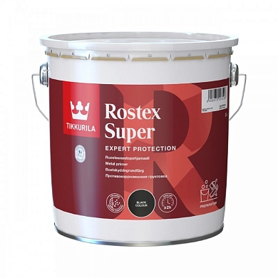 Грунтовка TIKKURILA ROSTEX SUPER СЕРЫЙ 1.0 л