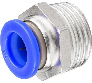 Фитинг для пластиковых трубок, наруж.резьба 1/2", 10 мм (F-SPC10-04) Forsage