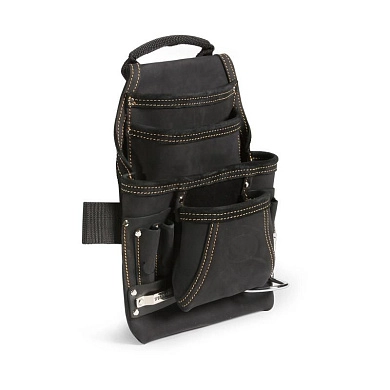 Сумка кожаная поясная без ремня СК-10  (78428) КВТ