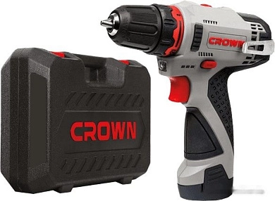 Дрель-шуруповерт аккум. CT21072HX-2 BMC (12.0 В, 2 акк. х 2 А/h Li-Ion, 30 Нм, чем.) CROWN
