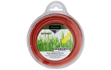 Леска (косильная струна) круг Ø 2,65 мм / 15м AKITA