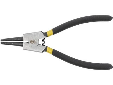 Съемник стопорных колец 200мм на разжим, изогн. губки (43061) VOREL