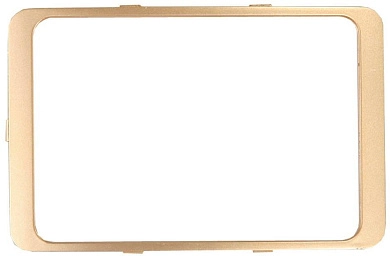 Вставка "ГАММА" декоративная, цвет золотой металлик, двойная (SV-54175-GM) СВЕТОЗАР