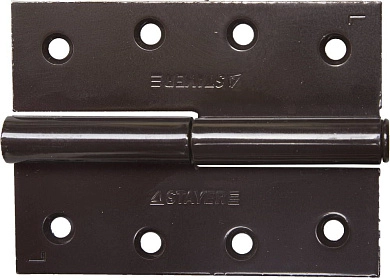 Петля дверная "MASTER" разъемная, цвет коричневый, левая, 100мм (37613-100-3L) STAYER