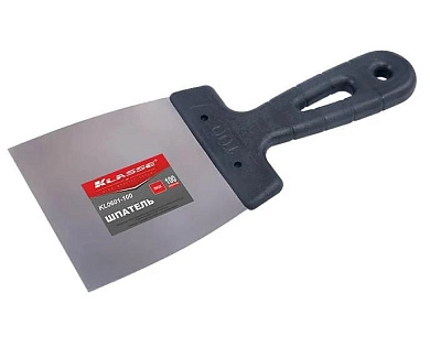 Шпатель нерж. 100 мм, пласт. рук. (KL0601-100) KLASSE