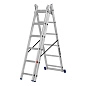 Лестница алюмин., 3х6 ступ, трехсекц., 2510мм, слож.1685х445х135мм,(97816) СИБРТЕХ фото2