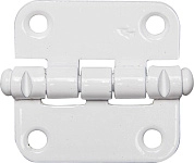 Петля накладная стальная "ПН-40", цвет белый, универсальная, 40мм (37621-40)
