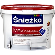 Краска Sniezka MAX White Latex, белая, 3.0л