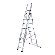 Лестница алюминиевая 3-х секц. NV1230 (10 ступ. 267/631см, 12.5кг) Новая Высота