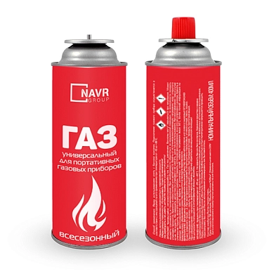 Газовый баллон для портативных приборов всесезонный 220гр. (37505) NAVR