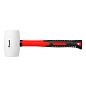 Киянка резиновая, 680 г, белая резина, фибергласовая рукоятка (11197) MATRIX фото3