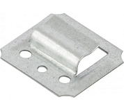 Кляймер оцинкованный 3 мм, с гвоздями, 100шт. (46573) СИБРТЕХ