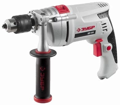 Дрель ударная ЗДУ-850 ЭРМКМ2 (850 Вт, до 13 мм в бет., 1 скор., патрон ЗВП,чем.) ЗУБР