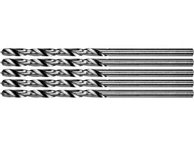 Сверло по металлу ц/х 2.4х30х57 мм, HSS4241 (нерж., чугун) PREMIUM, 5шт. (YT-44206) YATO