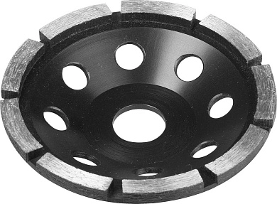 Чашка алмазная сегм. однорядная (125х6х22.23) Бетон "ПРОФЕССИОНАЛ" (33373-125) ЗУБР