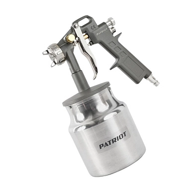 Пневмокраскораспылитель LV 162В (Øсопл - 1,5мм 141 л/мин нижн. бочок 1000 мл 4бар) PATRIOT / OPTIMA