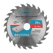 Диск пильный 190х30х24T по дереву (73318) GROSS
