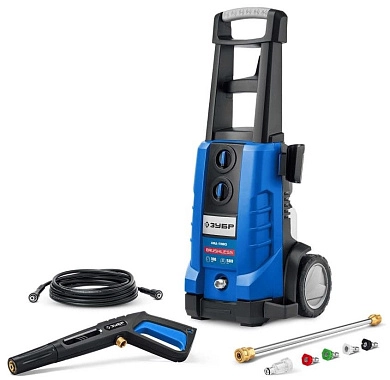 Мойка высокого давления АВД-П180 (2300Вт, макс. 110 Атм, 500 л/ч, бак 1.2 л, колеса) ЗУБР