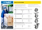 Колесо поворотное d=100 мм, г/п 65 кг, резина/полипропилен, (30956-100-S) ЗУБР фото5