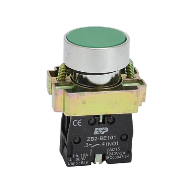 Кнопка LAY5-ВA31 NO зеленая 14101 ETP