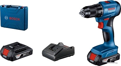 Дрель-шуруповерт аккум. GSR 185-LI (18.0 В, 2 акк. х 2.0А/ч Li-Ion,50Нм, кейс)(0 601 9K3 000) BOSCH