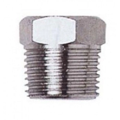 Штуцер заглушка пневматический наружная резьба 1/2" конический (HD-B1240C) H-D