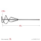 Насадка-миксер для смесей d=100мм, l=450мм, 6гр.хвост., для ПГС (06048-10-45) СИБИН фото4
