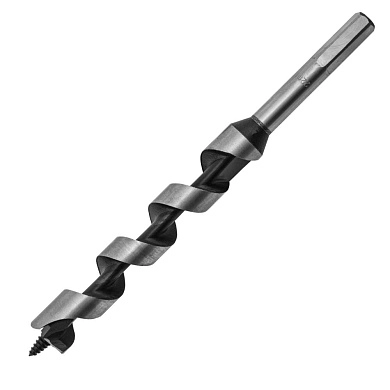 Сверло по дереву шнековое, 22 х 230 мм, 6-гр. хвостовик (70109) MATRIX