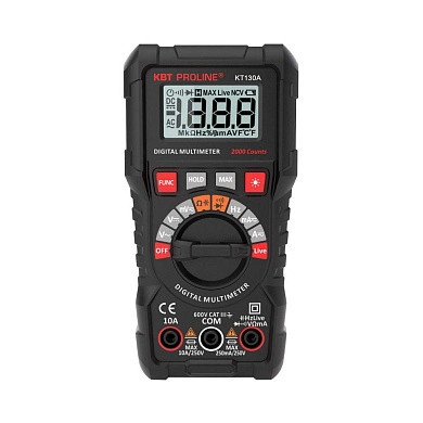 Мультиметр цифровой KT 130A серия PROLINE (88549) КВТ