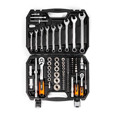 Набор инструмента автомобильного (1/2", 1/4") 82пр. НАИ-06/82 (82133) КВТ