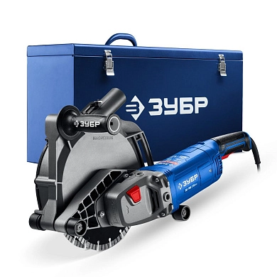 Бороздодел (штроборез) ЗШ-П65-2700 ПСТК (2700 Вт, макс. глуб. 65 мм, диск 230x22.23мм, мет.ящ.) ЗУБР