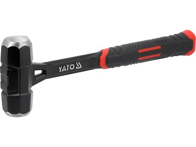 Кувалда 1.8 кг, цельнокованая, двухкомпонентная рукоятка (YT-45755) YATO