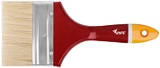 Кисть плоская 100мм, натур. щетина, дер. ручка "Мастер" (F_00838) КУРС