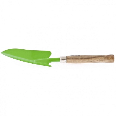 Совок посадочный узкий, 85х380 мм, стальной, деревянная рукоятка (62606) PALISAD