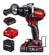 Дрель-шуруповерт ударная аккум. ДБУ-165-22 (LMS) (20.0 В, 2 акк. х 2.0 А/h, 165 Нм, сум.) ЗУБР