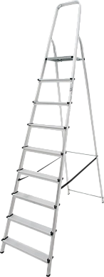Лестница-стремянка алюм., серия NV1110 (9 ступ. 195/270 см, 6.9 кг) (1110109) Новая высота