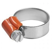 Хомут 16-25/11,7мм, червячный, усиленный, W1 (оцинкованный) 1 шт. AIRLINE