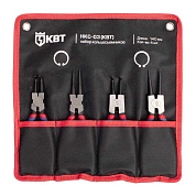 Набор съемников стопорных колец НКС-03 серия МАСТЕР (84384) КВТ