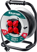 Удлинитель силовой на катушке КГ 3х2.5 30м 4000Вт IP44, HEAVY DUTY(55086-30_z01) KRAFTOOL