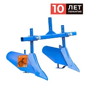 Окучник ОР-1 с балкой под сцепку №5 и замком, 2-х рядный, центр.стойка 14 мм)