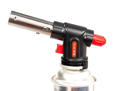 Горелка-насадка газовая с пьезоподжигом GT-12 серия ПРОФИ (88068) КВТ