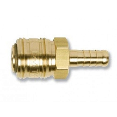 Соединение быстросъемное с клапаном "ёлочка" 6мм (латунь)(S33-20SHB) PROWIN